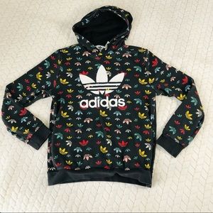 Adidas kids multi color hoodie size large